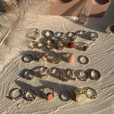 CHARMIEZZ Vintage Fairy 8PCS Ring Sets